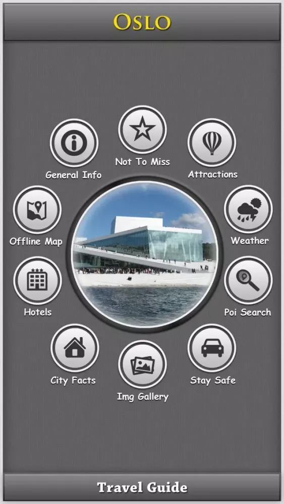 Oslo Offline Map City Guide سکرین شاٹس