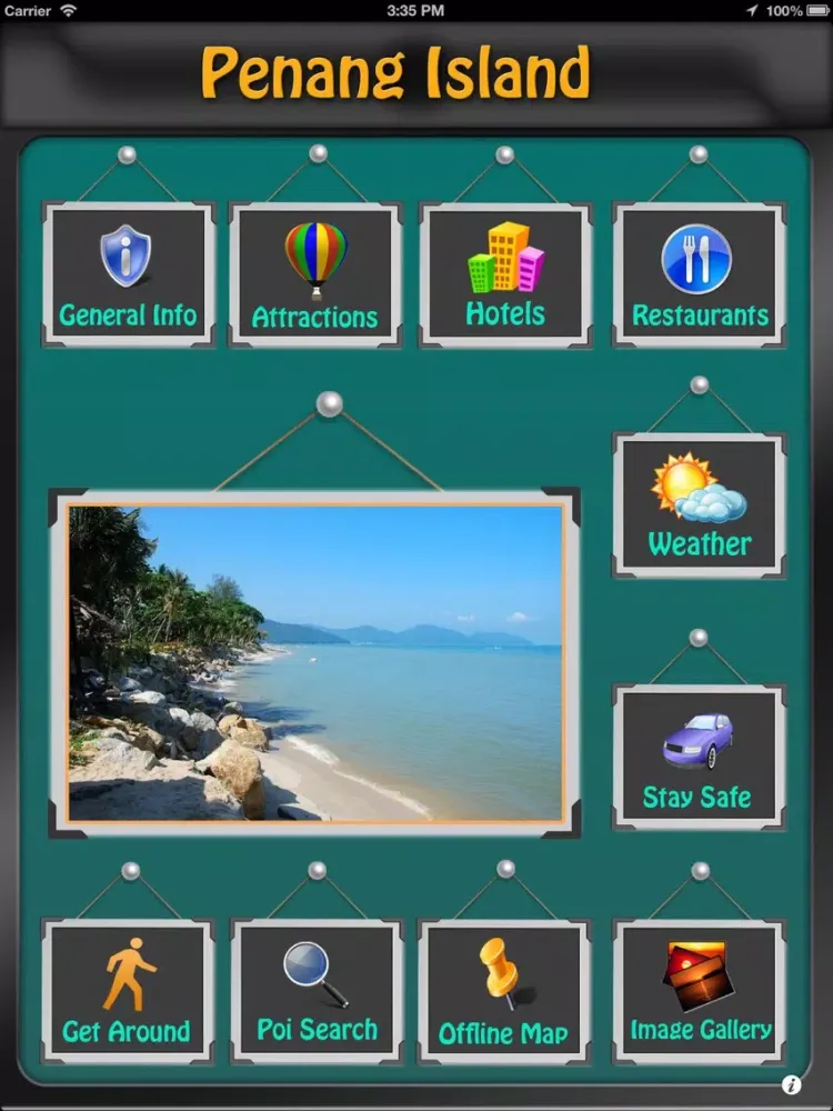 Скриншоты Penang Island Offline Travel Guide iPad 