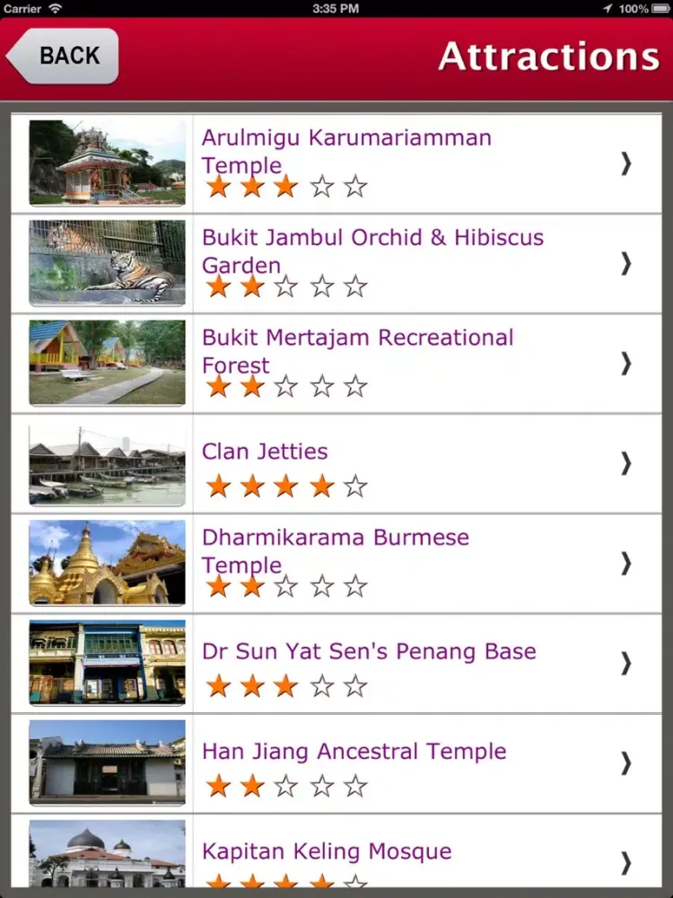 Скриншоты Penang Island Offline Travel Guide iPad 