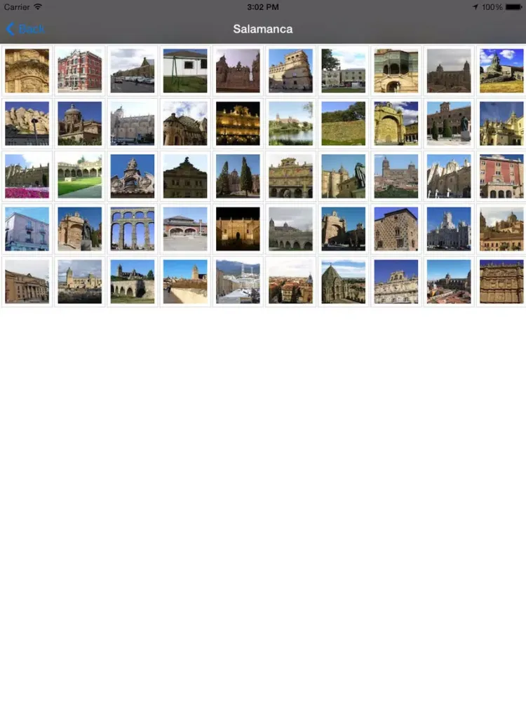 Salamanca Offline Map City Guide iPad  Screenshots