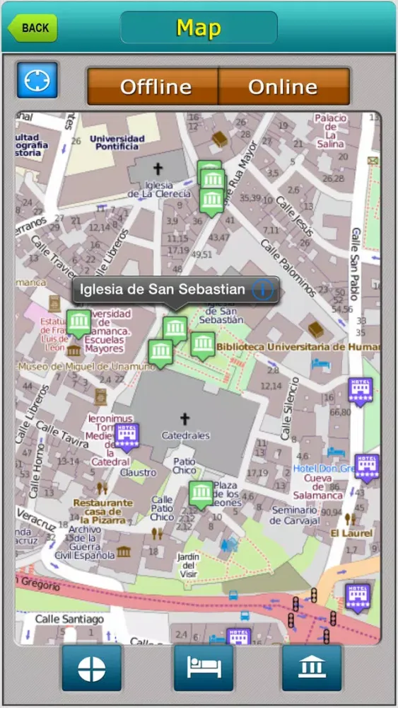 Salamanca Offline Map City Guide Screenshots