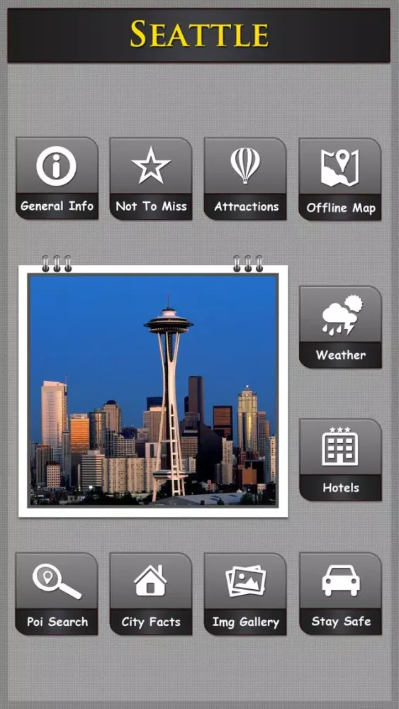 Captures d'écran de Seattle Offline Map City Guide