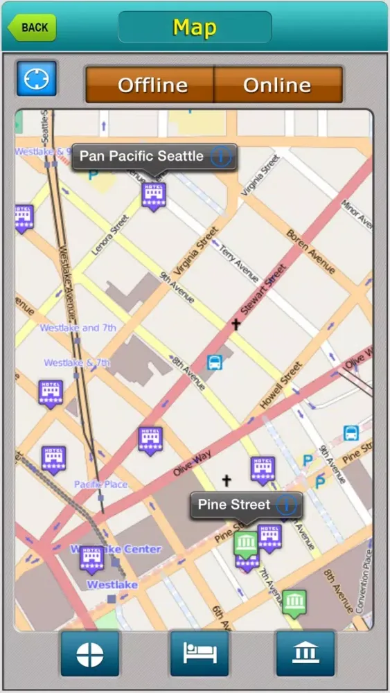 Captures d'écran de Seattle Offline Map City Guide