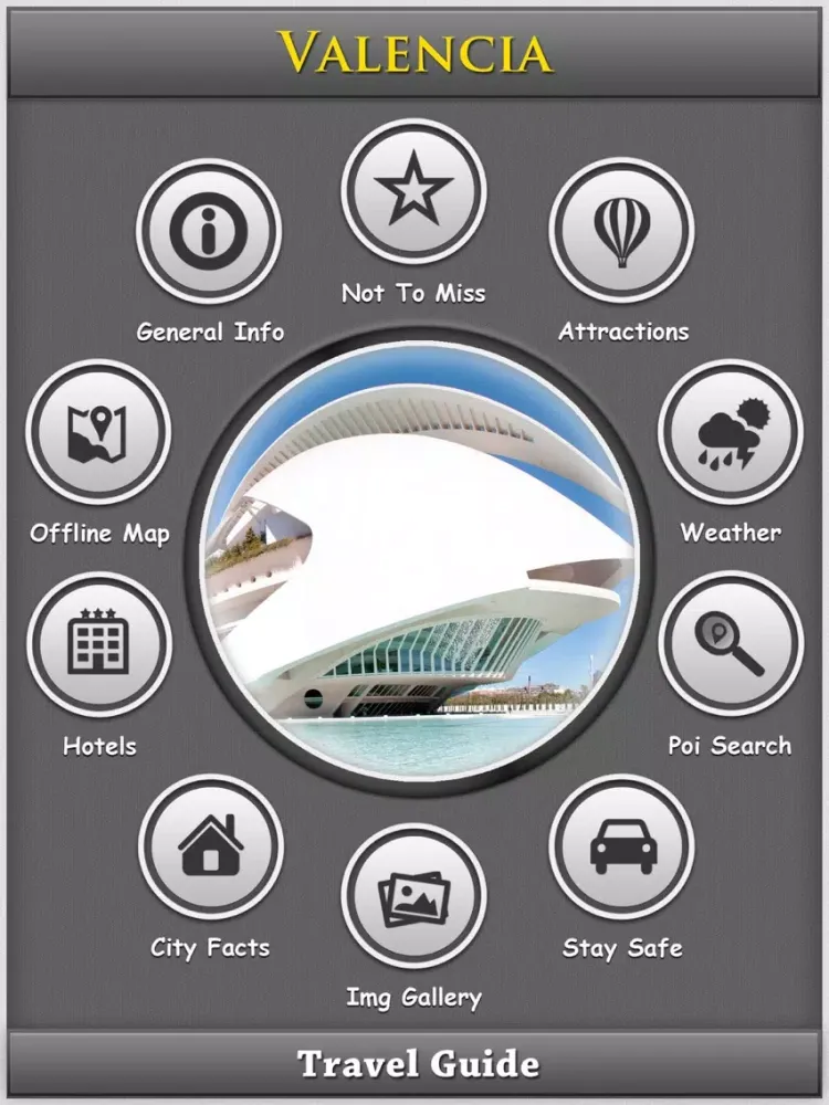 Capturas de pantalla de Valencia City Map Guide iPad 