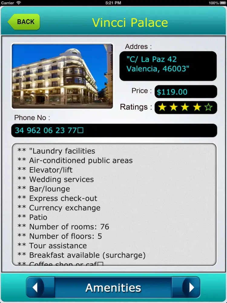 Capturas de pantalla de Valencia City Map Guide iPad 