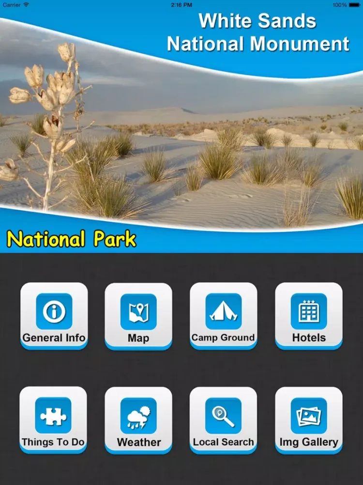 White Sands National Park iPad  Screenshots