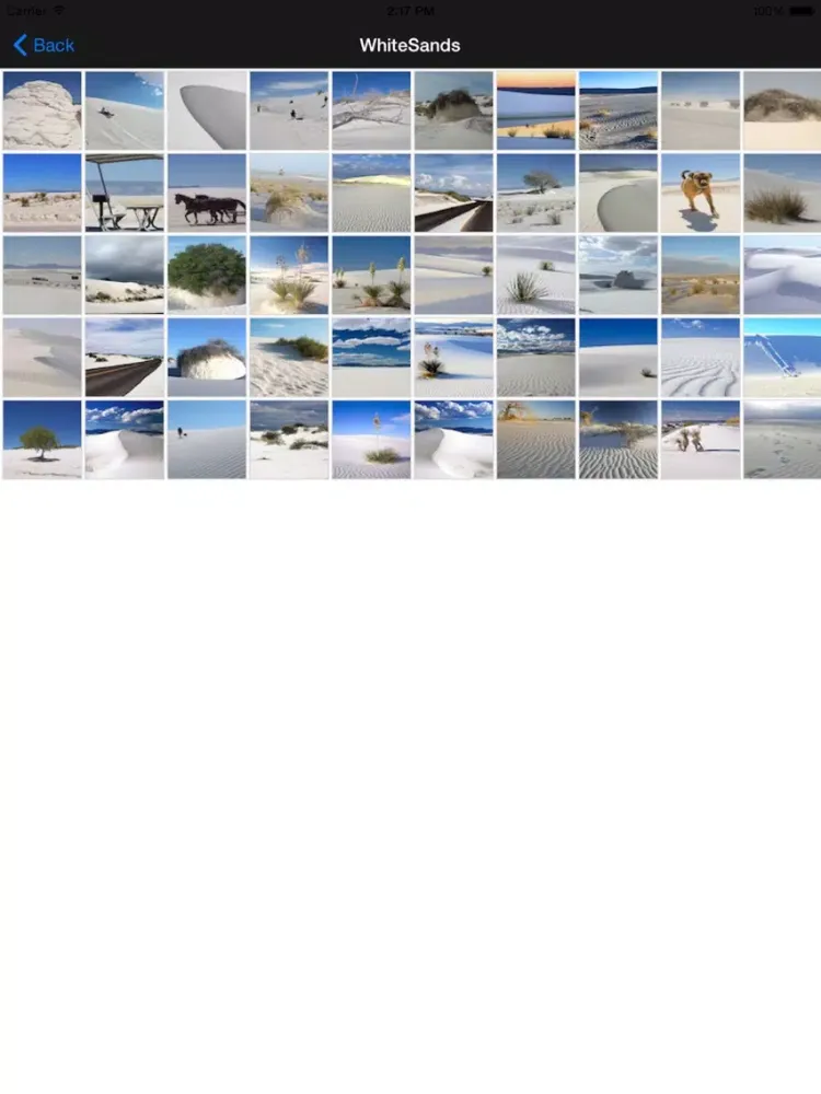 White Sands National Park iPad  Screenshots