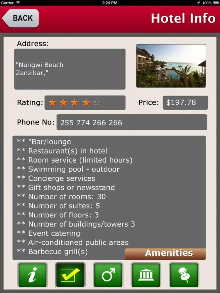 Zanzibar Island Offline Travel Guide iPad  Screenshots