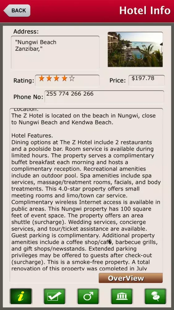 Zanzibar Island Offline Travel Guide Screenshots
