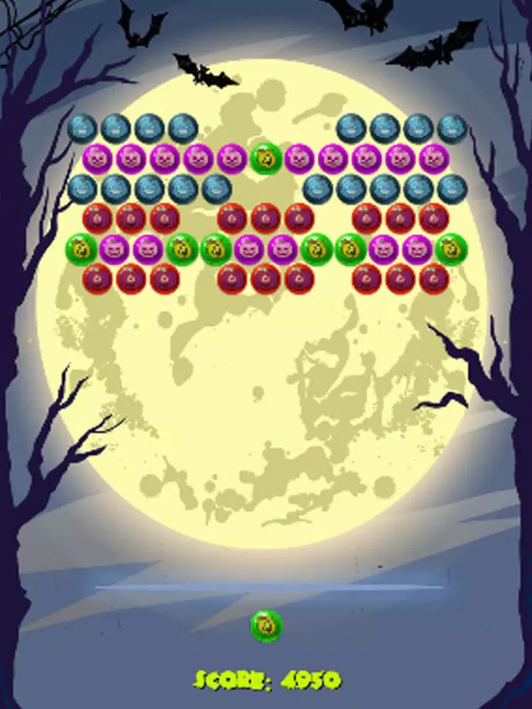 Capturas de tela do Halloween Bubble Party iPad 