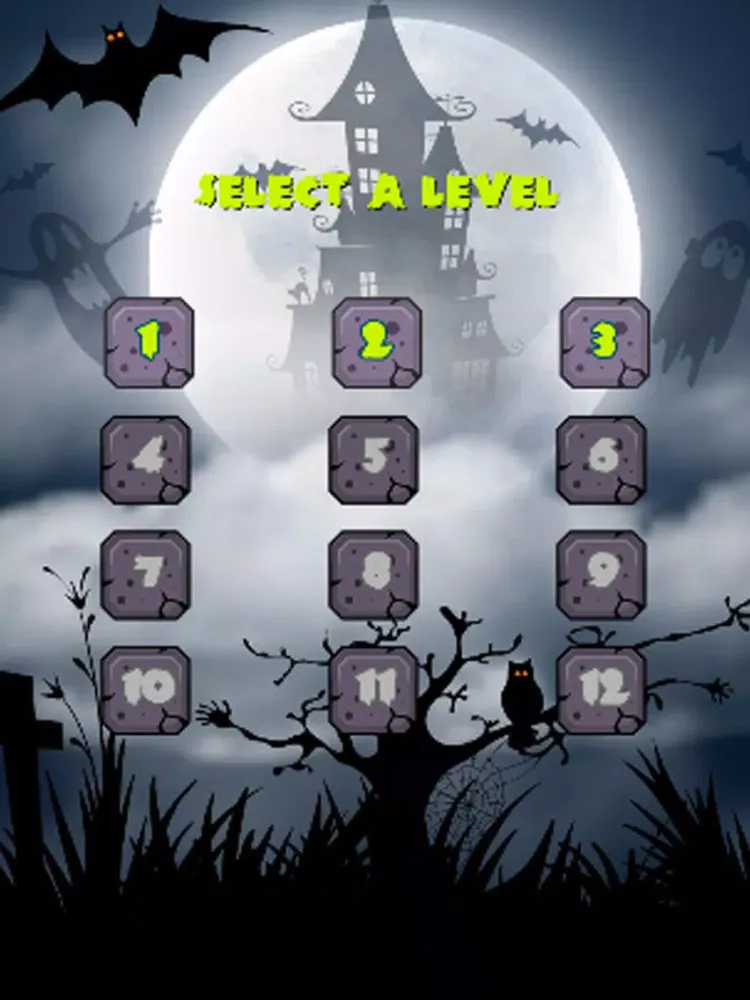 Capturas de tela do Halloween Bubble Party iPad 