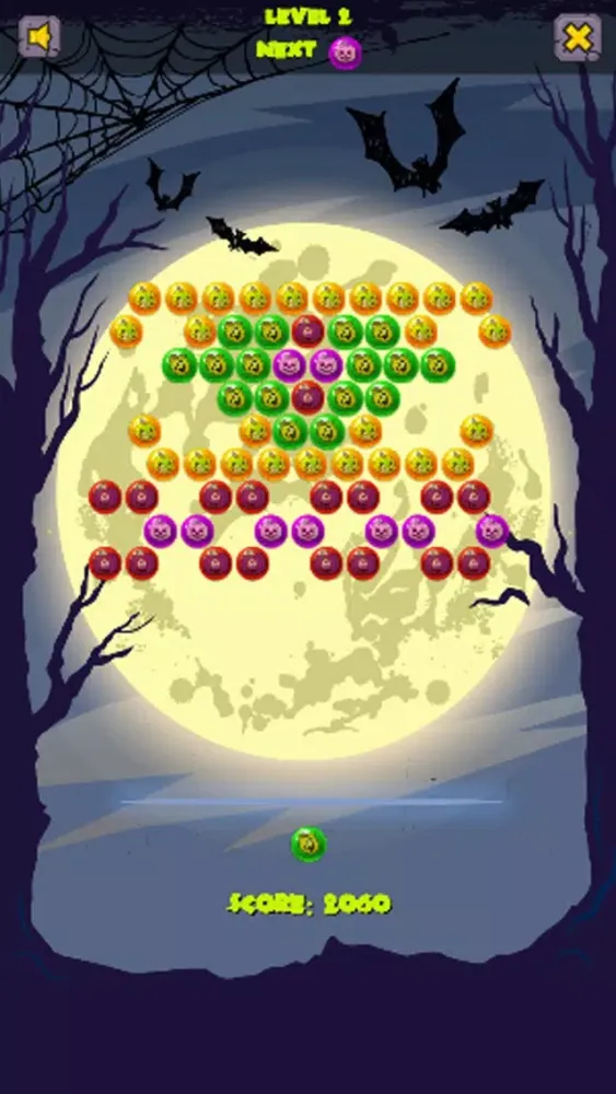 Capturas de tela do Halloween Bubble Party