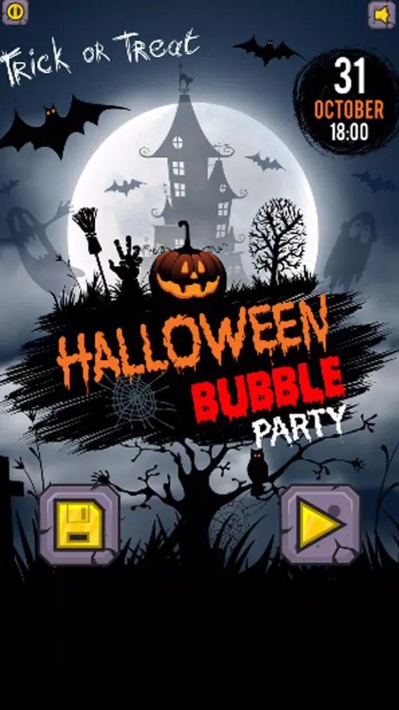 Capturas de tela do Halloween Bubble Party