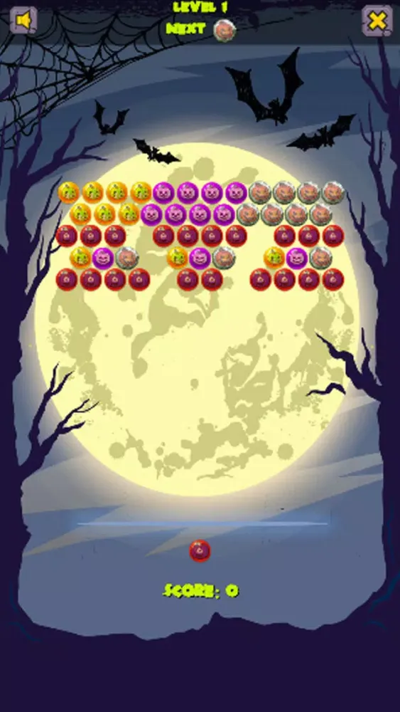 Capturas de tela do Halloween Bubble Party