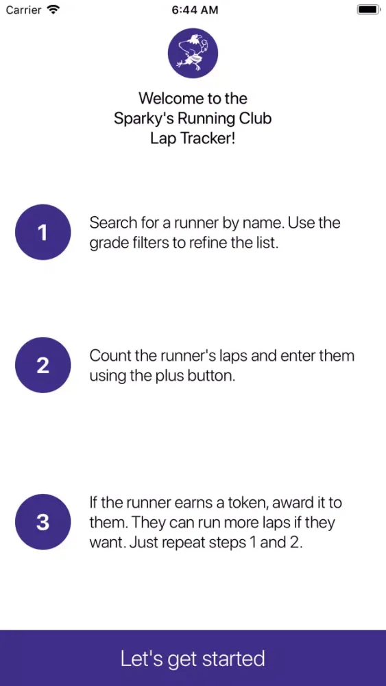 Ảnh chụp màn hình của Sparky Tracker