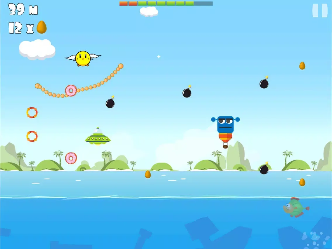 Little Piu - Fly and jump with the tiny bird iPad  स्क्रीनशॉट