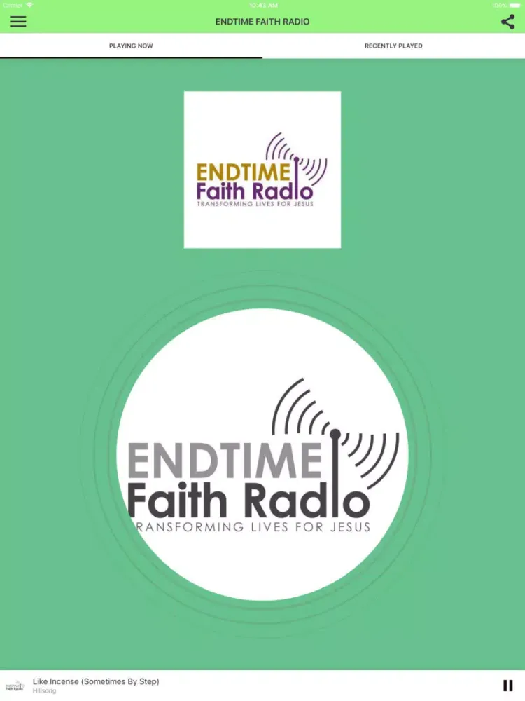 ENDTIME FAITH RADIO iPad 应用截图