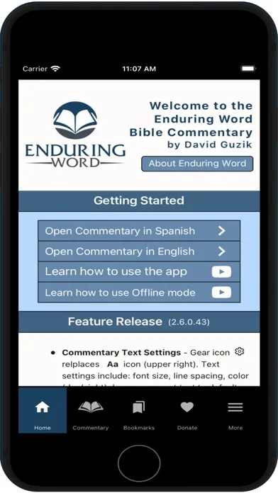 Zrzuty ekranu Enduring Word Commentary