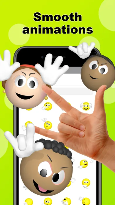 Emoji + gestures > Gemojis 스크린샷