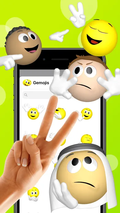 Emoji + gestures > Gemojis 스크린샷