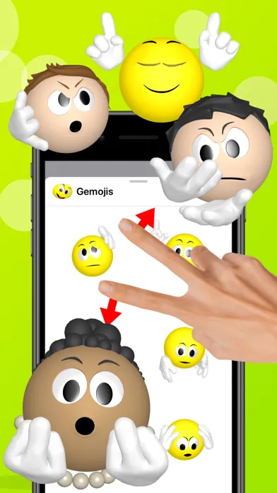 Emoji + gestures > Gemojis 스크린샷
