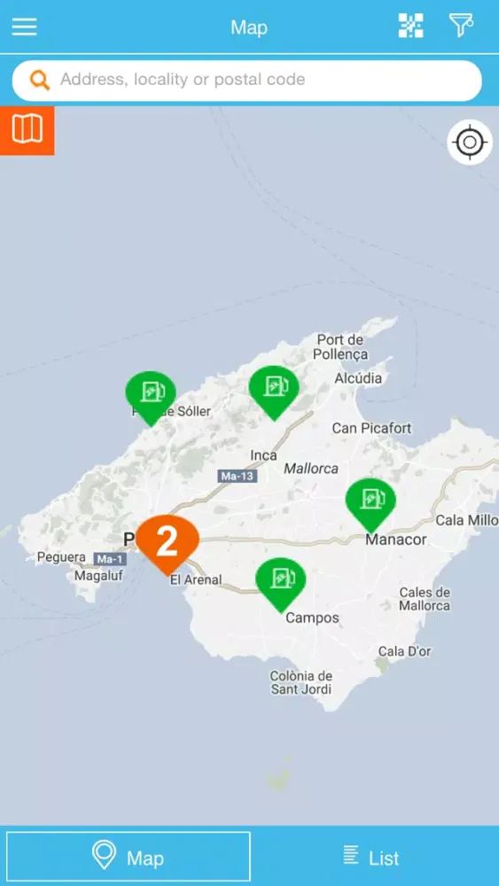Ảnh chụp màn hình của Endesa Self-Charge Club