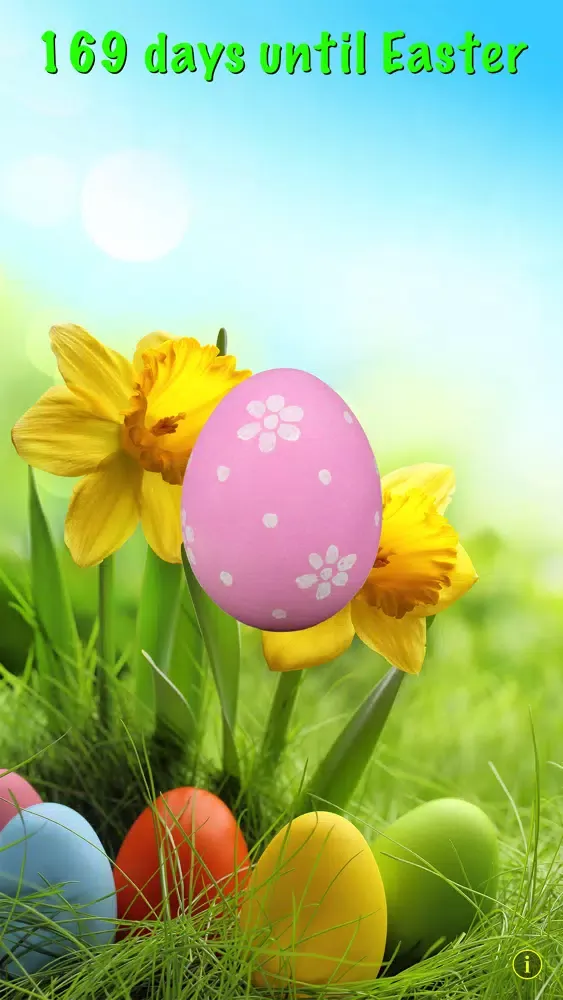Tangkapan skrin Easter Countdown Pro Push