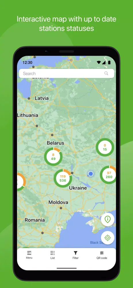 Greencar.me EV Charge Screenshots