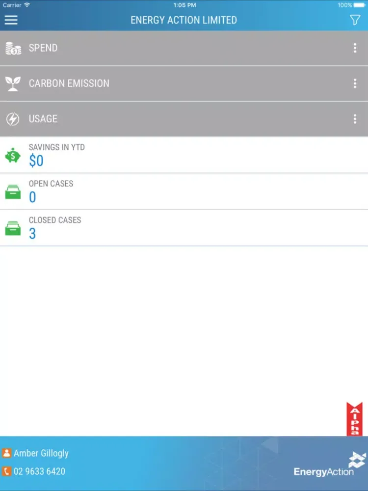 Energy Action Mobile iPad  স্ক্রিনশট