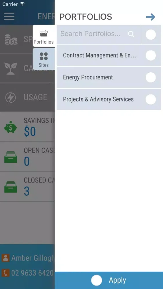 Energy Action Mobile স্ক্রিনশট
