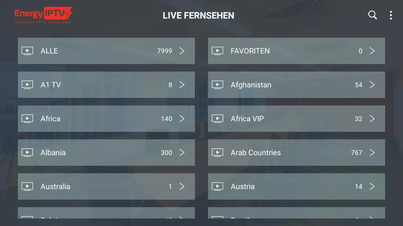 EnergyIPTV Screenshots