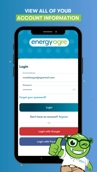 Tangkapan skrin Energy Ogre