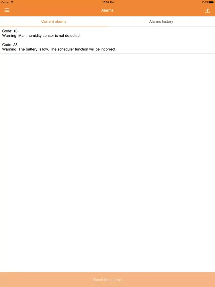 Capturas de pantalla de WiseAir Ventilation iPad 