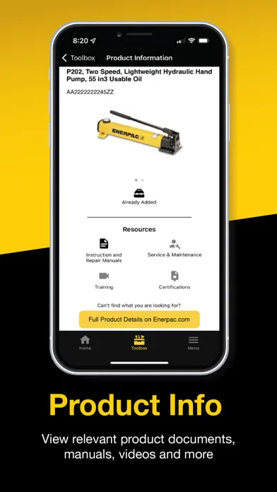 Enerpac Connect應用截圖