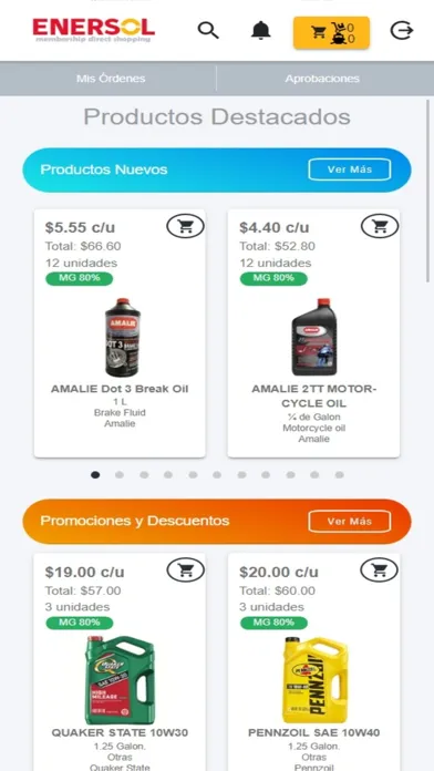 Ảnh chụp màn hình của Importaciones Enersol