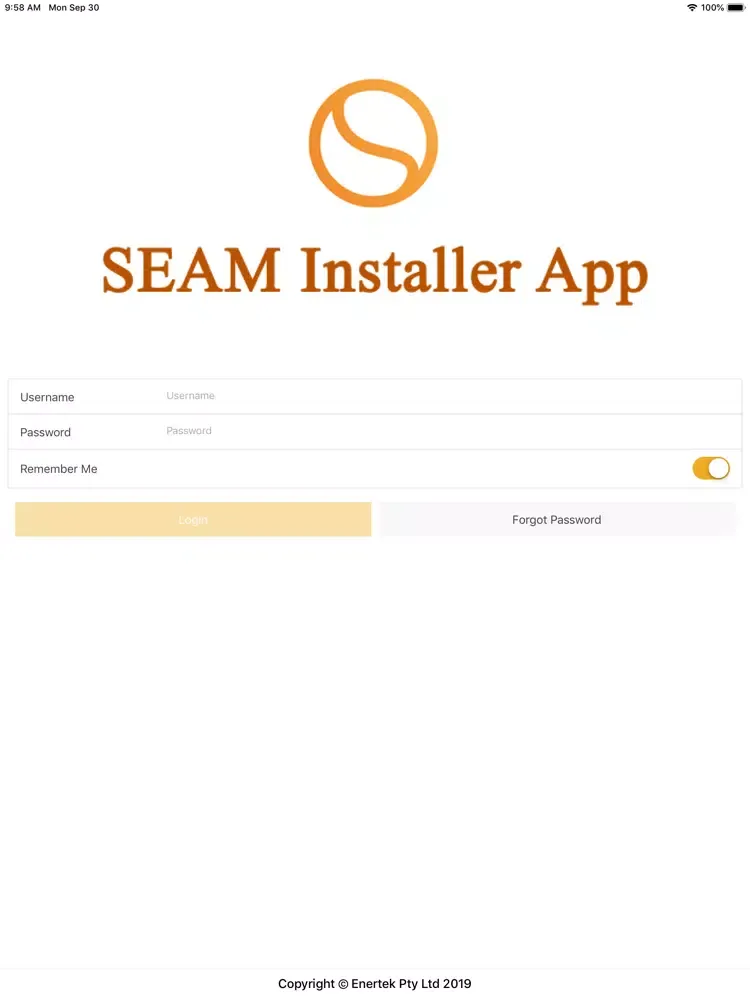 SEAM - Installer iPad  Ekran Görüntüleri