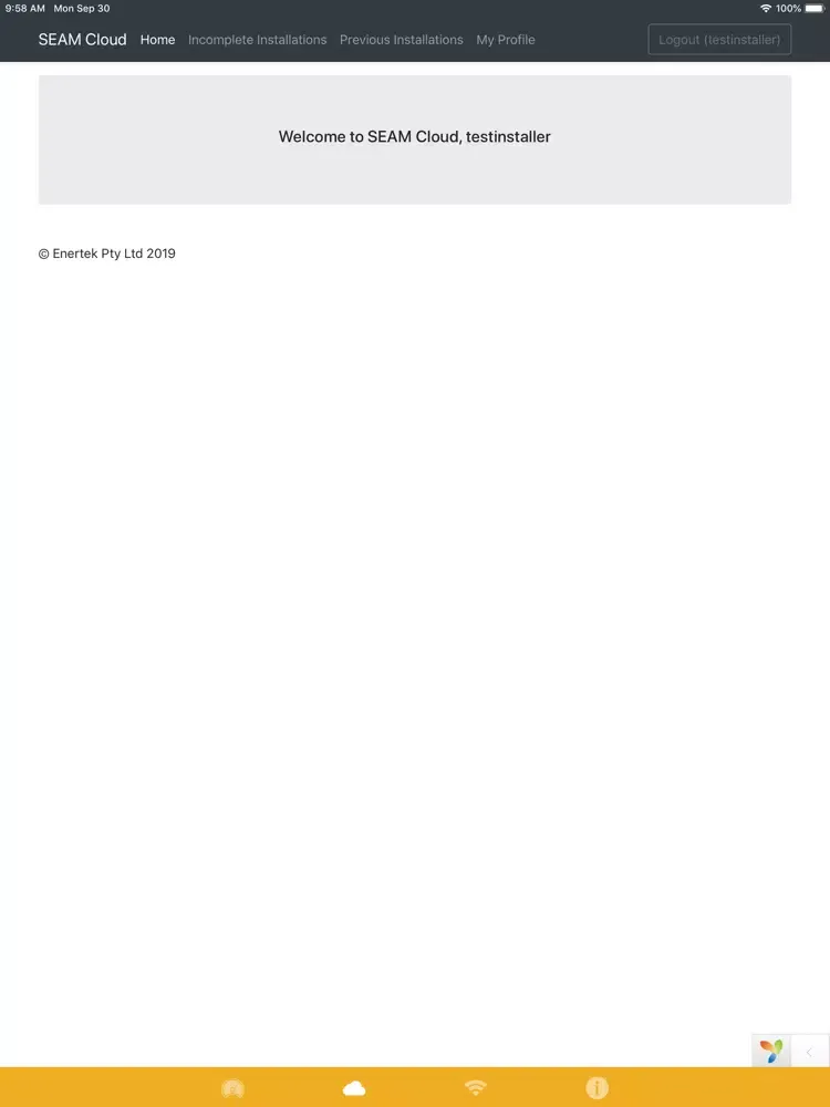SEAM - Installer iPad  Ekran Görüntüleri