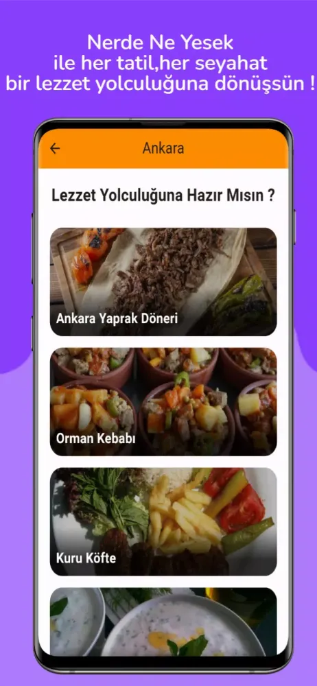Nerde Ne Yesek ? سکرین شاٹس
