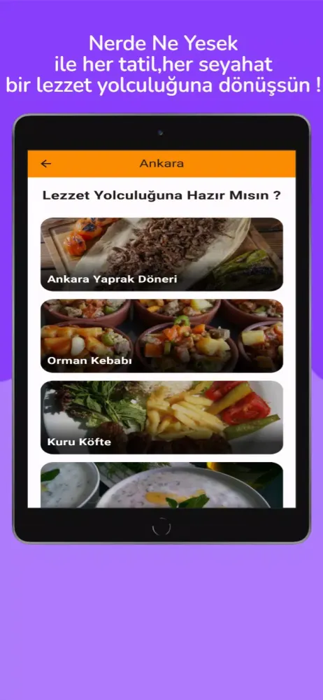 Nerde Ne Yesek ? سکرین شاٹس