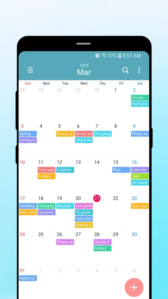 Capturas de pantalla de Calendar Note