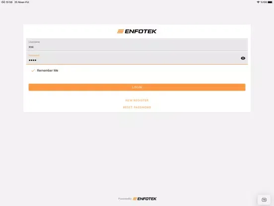Tangkapan layar XRadConnect iPad 