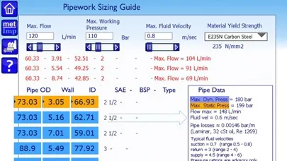Скриншоты Hydraulic Training Calculators