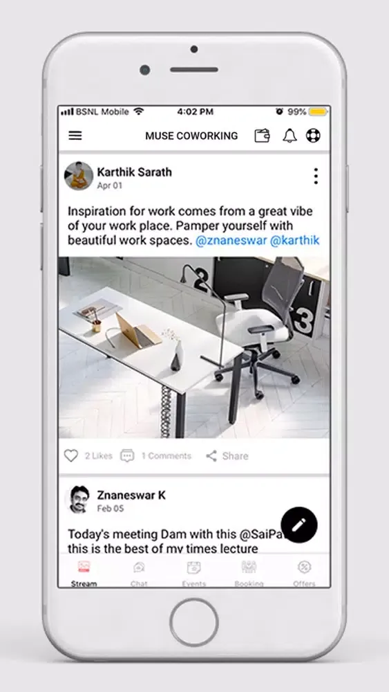 Muse Coworking سکرین شاٹس