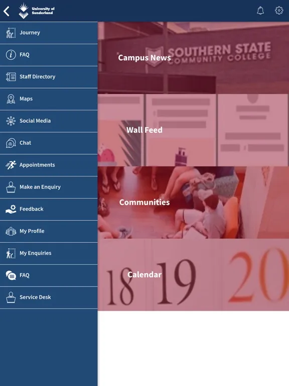 Screenshot di Compass UoS iPad 