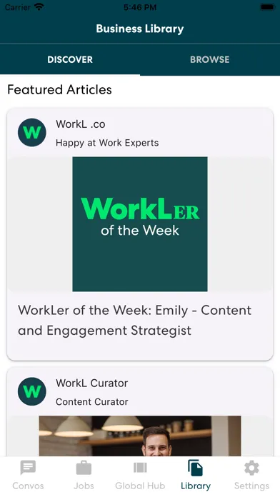 WorkL スクリーンショット