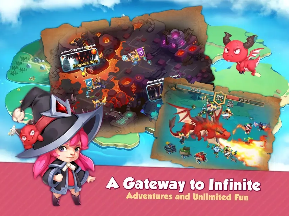 Dragon Knight: Realm Clash iPad  Ekran Görüntüleri