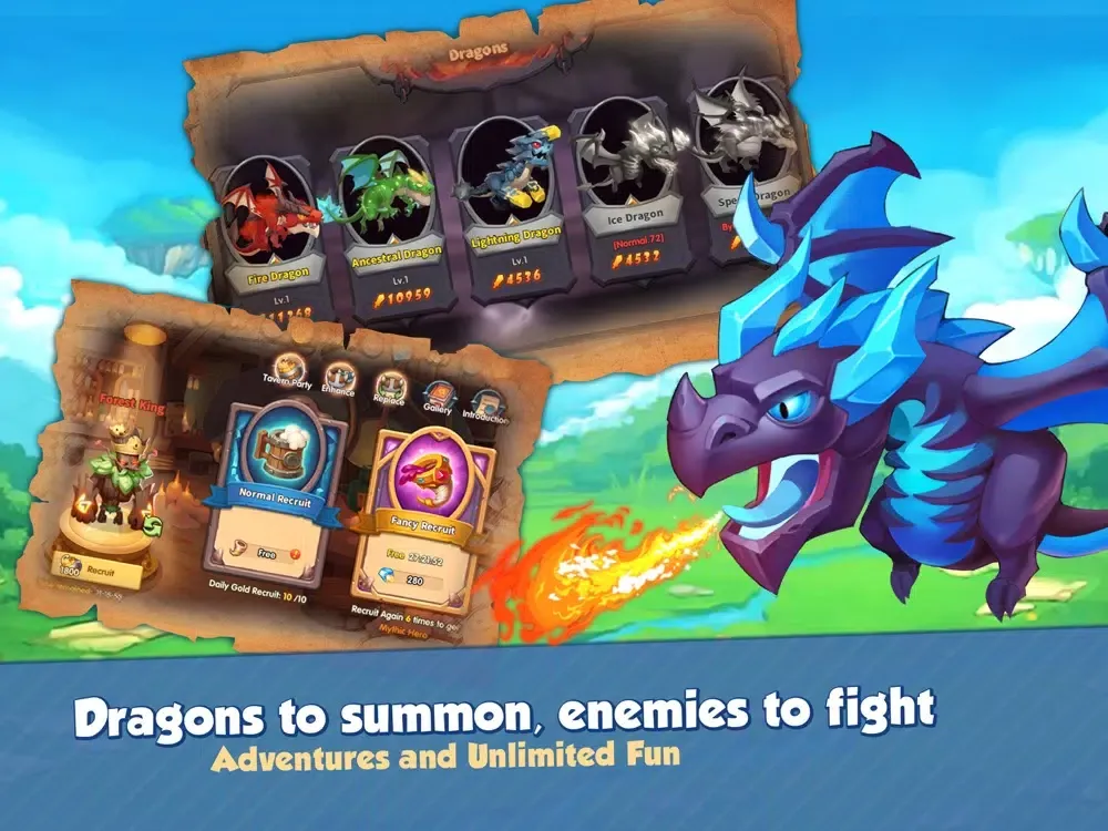Dragon Knight: Realm Clash iPad  Ekran Görüntüleri