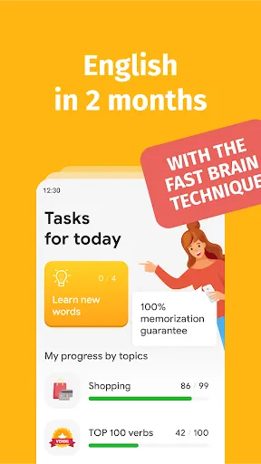Bright – English for beginners Screenshots