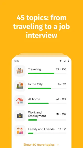 Bright – English for beginners Screenshots