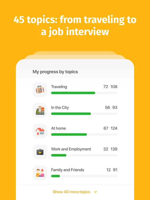 Bright - English for beginners iPad 應用截圖